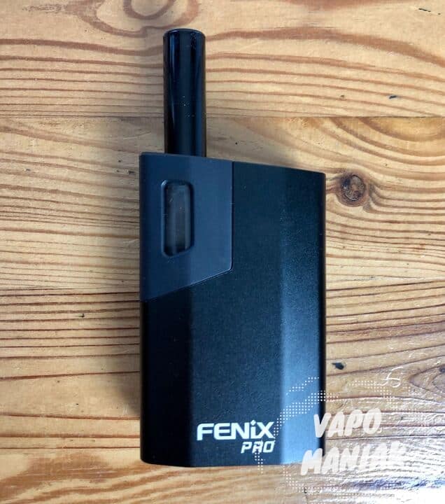 Szklany ustnik Fenix Pro można wysunąć.