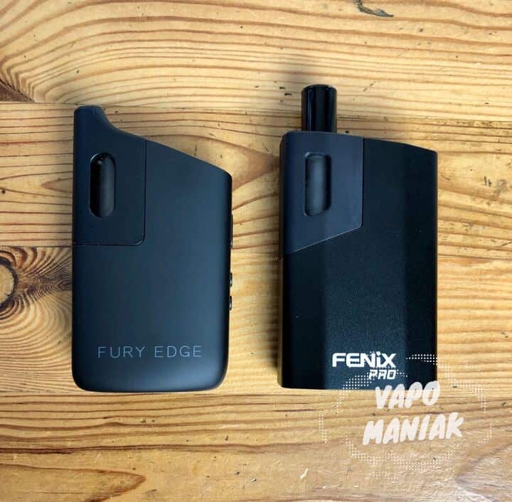 FURY EDGE (po lewej) posiada baterię takiej samej pojemności, co Fenix Pro.