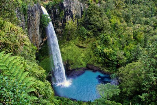 Wodospad w Nowej Zelandii
