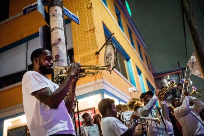 Muzycy jazzowi w Nowym Orleanie