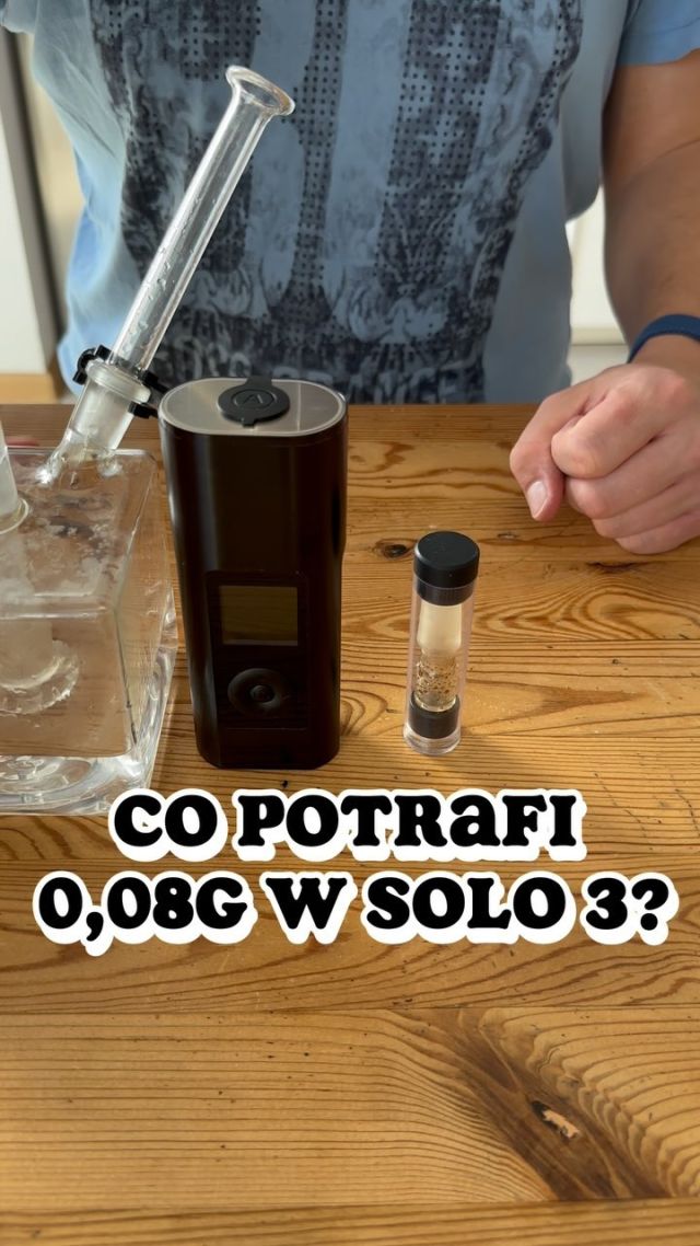 Co potrafi 0,08g w Arizer Solo 3? Całkiem sporo! 🤯 

#arizer #arizersolo3 #waporyzacja #microdosing #reels #oc